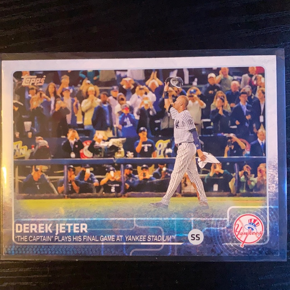 Derek Jeter Final Game at Yankee Stadium Topps